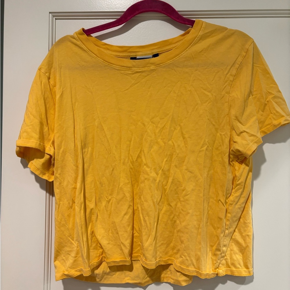 Outdoor Voices Yellow Short Sleeve Tee